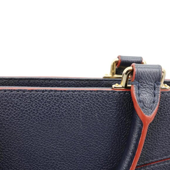 Louis Vuitton  Sully PM Monogram Empreinte Leather Shoulder Bag Marine Rouge - Picture 10 of 14